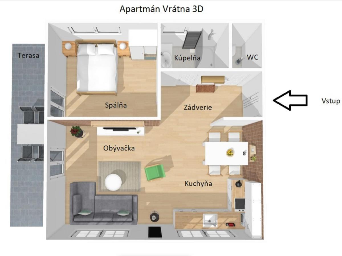 Apartman Vratna Terchová Εξωτερικό φωτογραφία